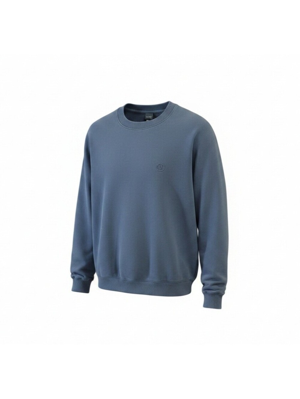 Vuori Cypress Crew Sweatshirt Mens Medium Blue Logo Pullover French Terry V255